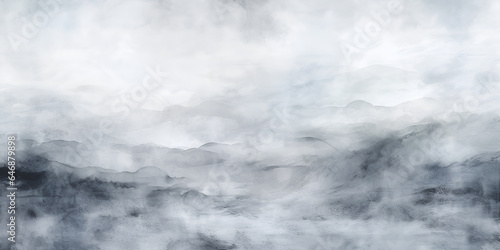 Greyscale gradient watercolor background