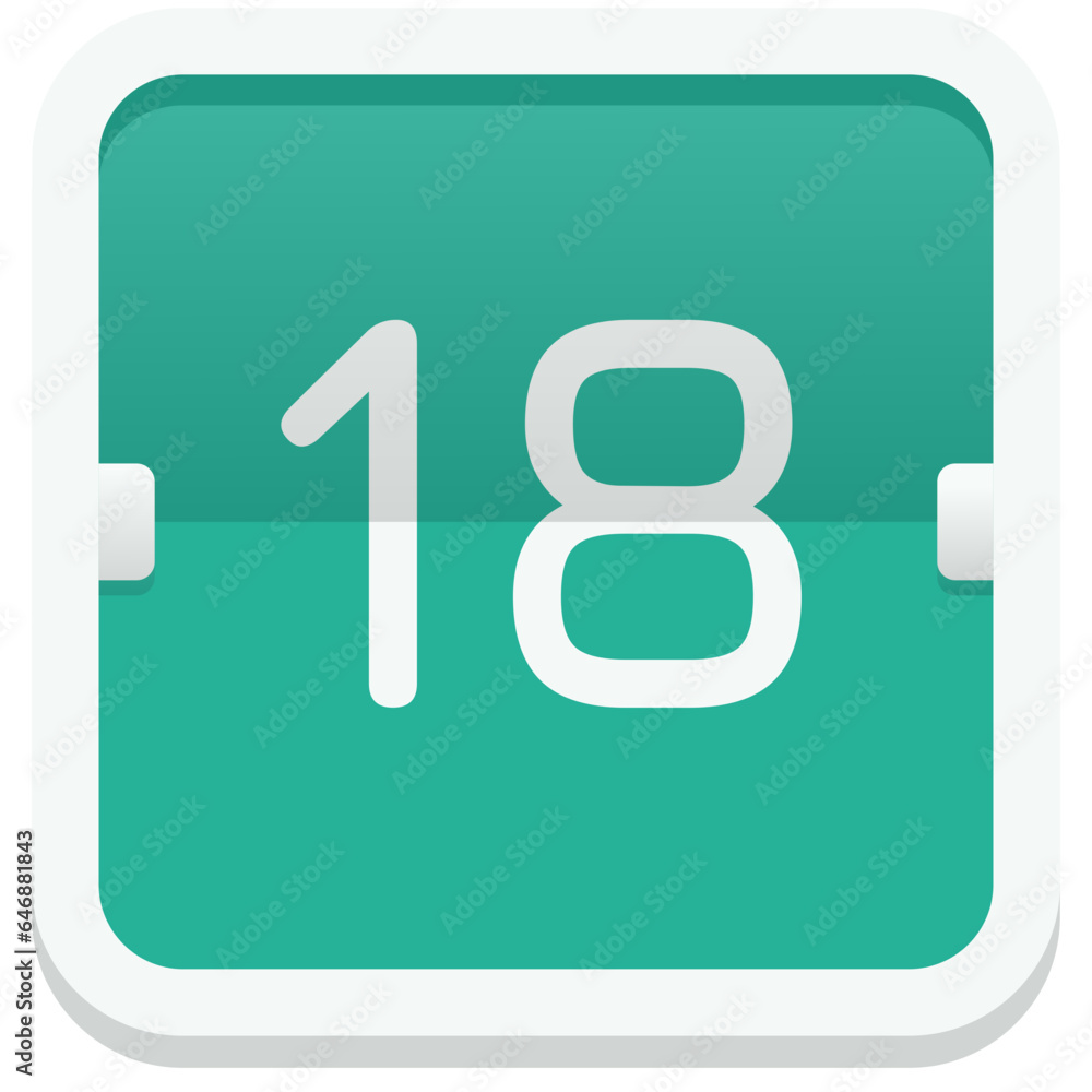 Calendar Date Digital Number Calendar Date Digital Number