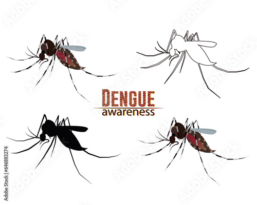 Mosquitoes carry many disease such as dengue fever and else.