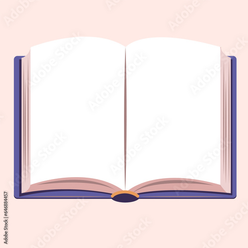 Open book. Vector illustration EPS10. 