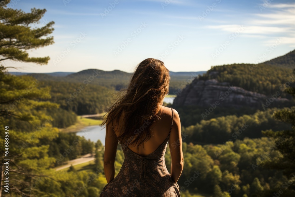 Scenic Overlook Model with a breathtaking view - stock photography Scenic Overlook Model with a breathtaking view - stock photography