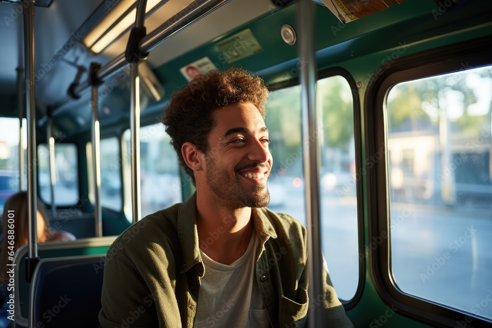 Local Transportation Model on a city bus or subway - stock photography Local Transportation Model on a city bus or subway - stock photography