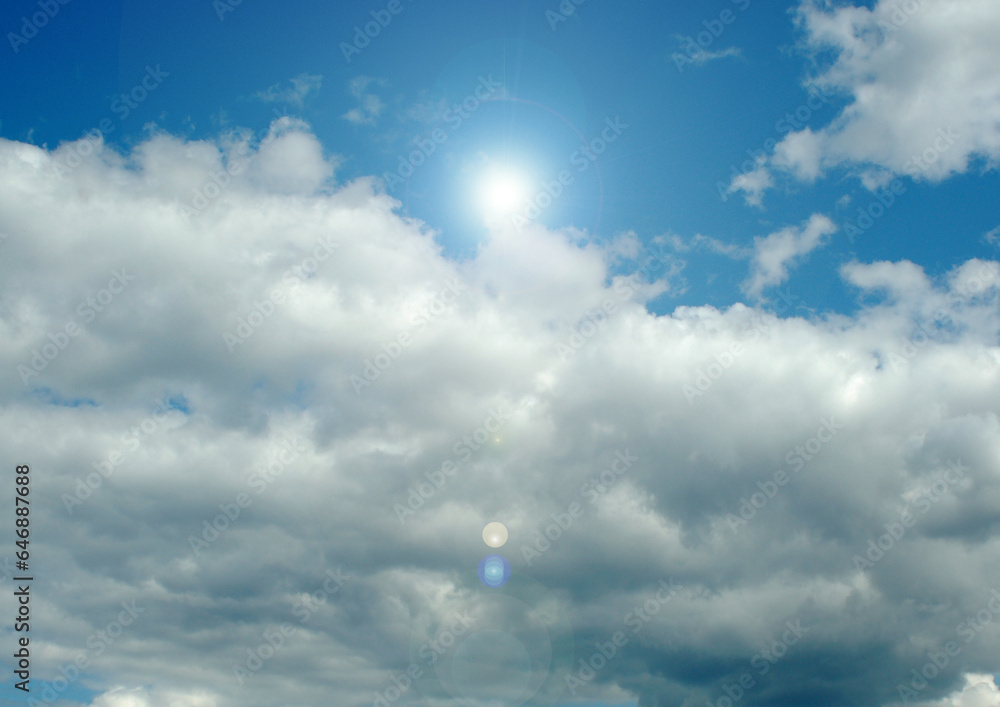 Cloudy sky background