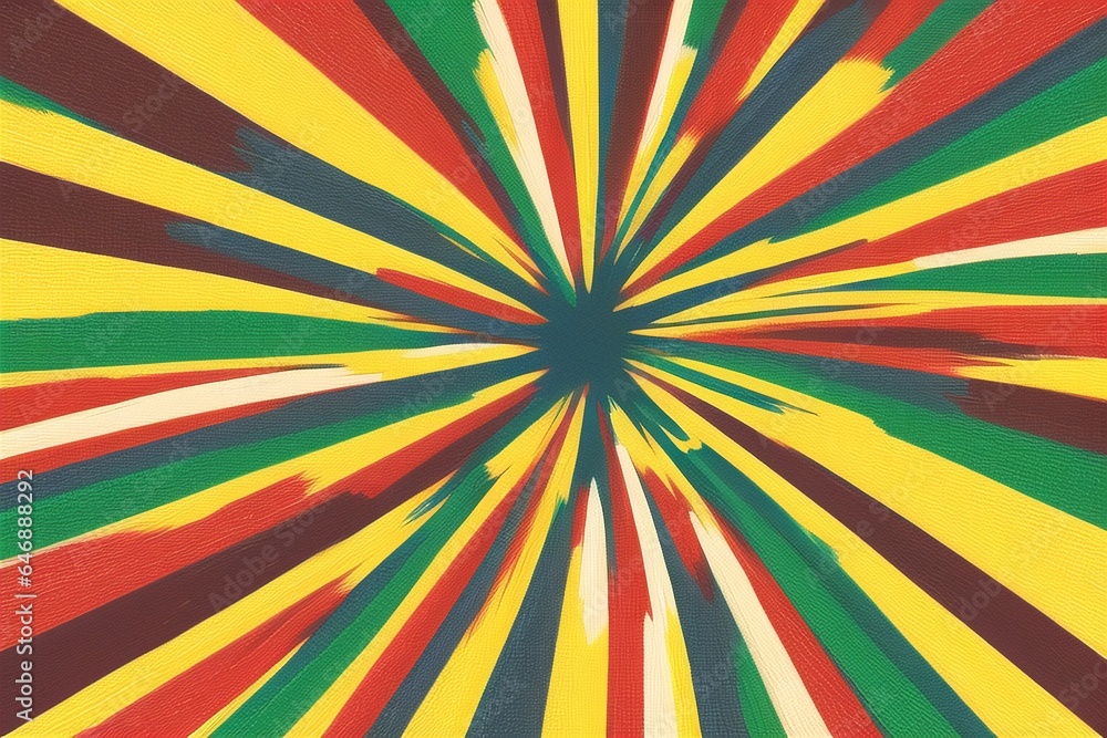 AI generated illustration of a vibrant and dynamic striped background AI generated illustration of a vibrant and dynamic striped background