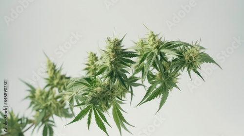 Marijuana leaves for medicinal uses © PolacoStudios