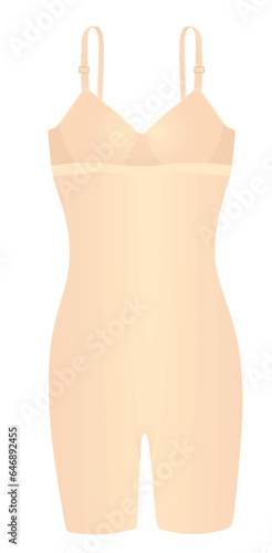 Women bodysuit butt lifter. vector