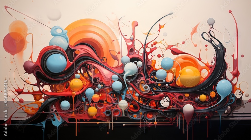 Obraz premium Background with bird. AI generated art illustration.