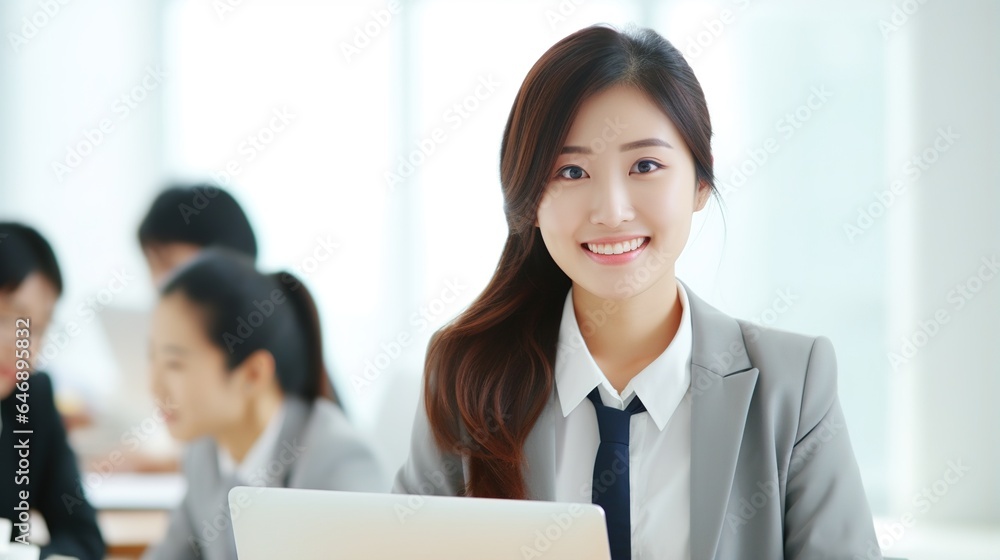 portrait of a smiling professional businesswoman