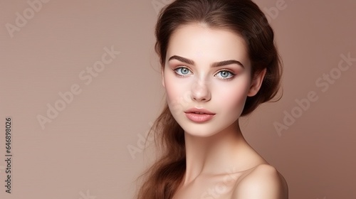 beautiful skin bodycare plastic surgery therapy, woman face skincare 