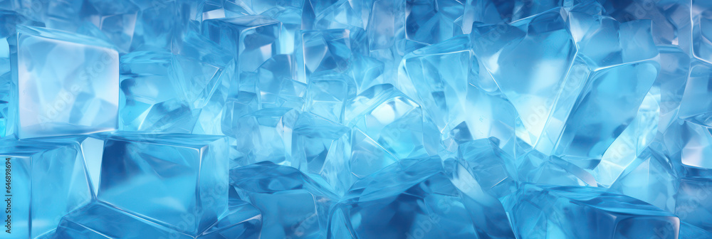 Minimalistic blue ice texture with delicate geometric shapes Minimalistic blue ice texture with delicate geometric shapes