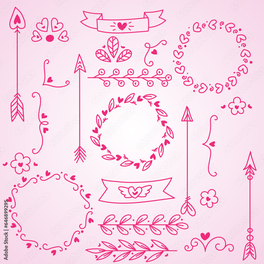 vector hand drawing illustration mixed set of lifestyle vector hand drawing illustration mixed set of lifestyle