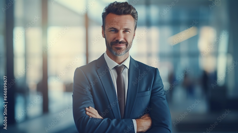 portrait of a professional man standing in the office portrait of a professional man standing in the office