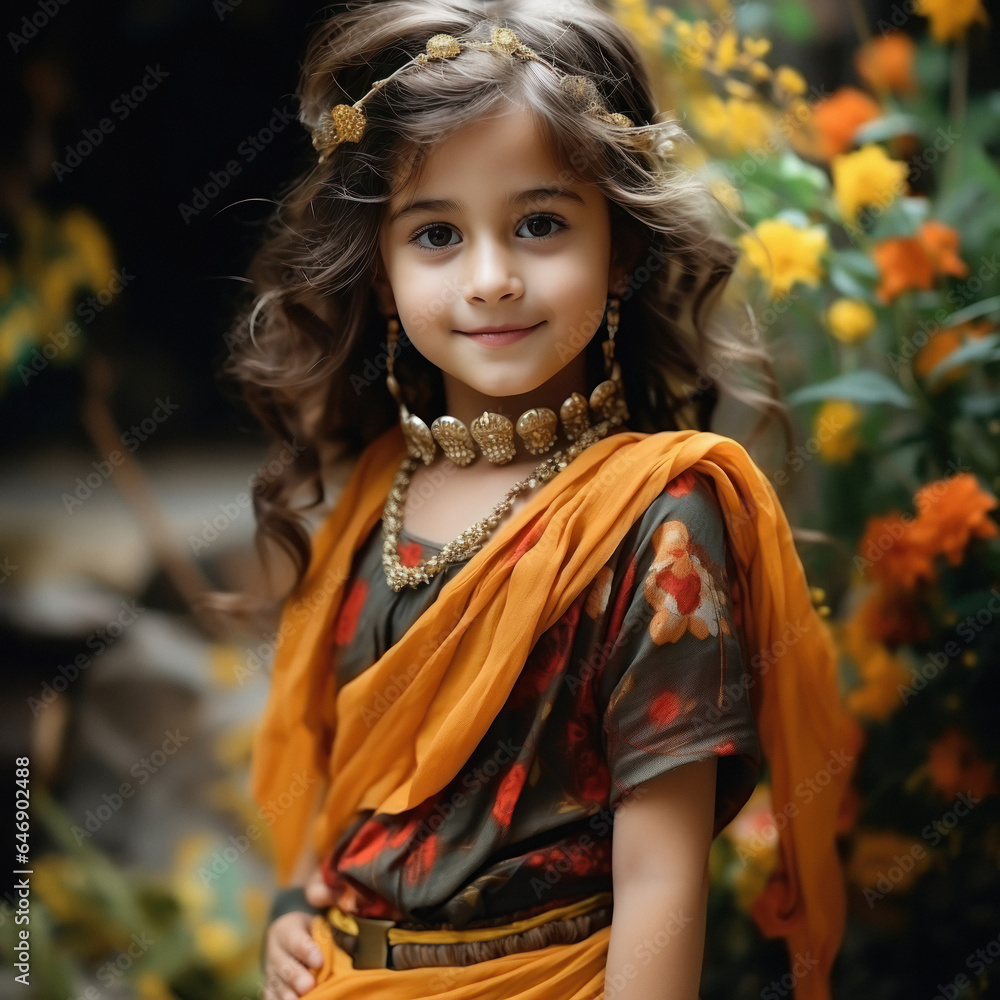 Beautiful indian little girl child Beautiful indian little girl child