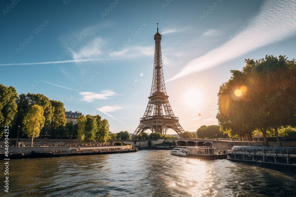 Fototapeta premium eiffel tower landmark