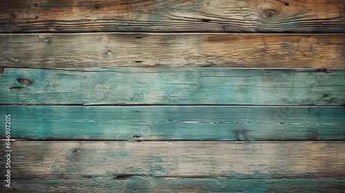 Vintage and Rustic Amazing Blue Wood Atmosphere - AI Generated