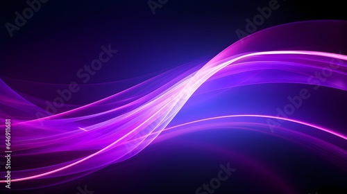 Speed of light in space, motion effect on a dark background. Neon color blurred motion. Magic of moving fast lines. Laser beams, horizontal light rays. Generative AI.