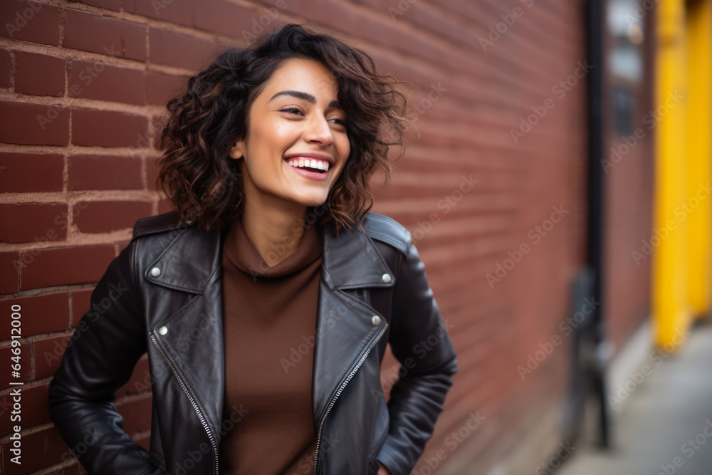 Young confident woman smiling Young confident woman smiling