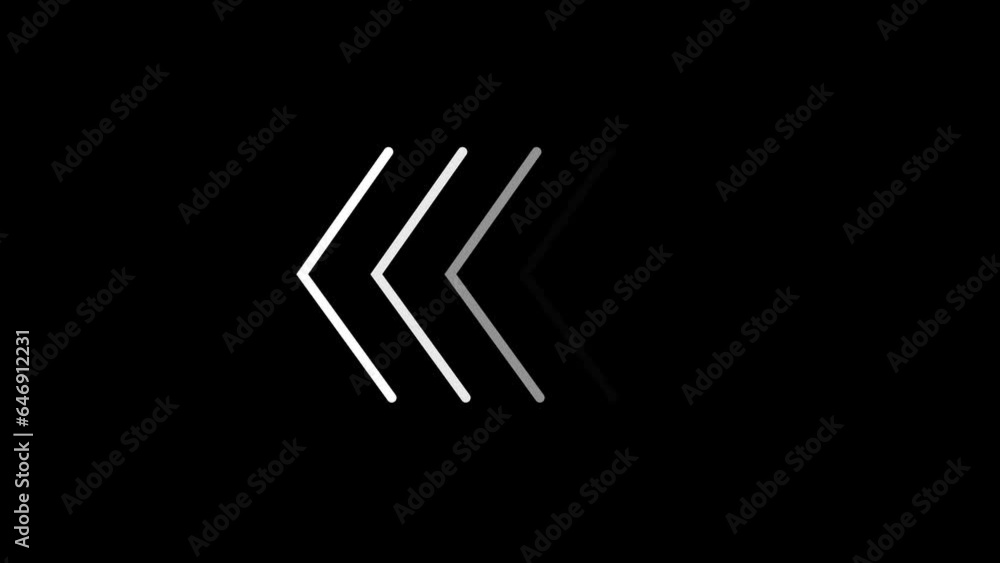 abstract directional arrow icon or swipe up arrow signal animation 4k abstract directional arrow icon or swipe up arrow signal animation 4k