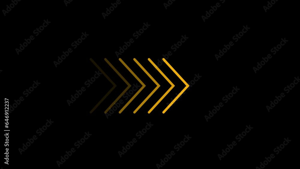 abstract directional arrow icon or swipe up arrow signal animation 4k abstract directional arrow icon or swipe up arrow signal animation 4k