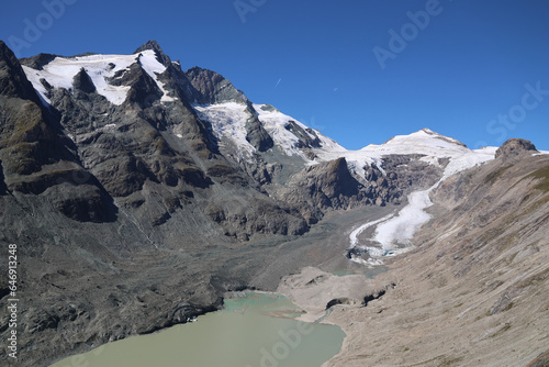 Großglockner mit Gletscher Pasterze, Österreich