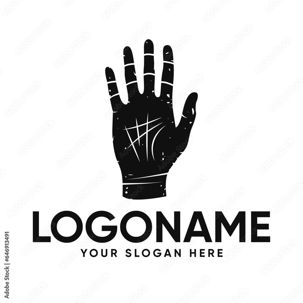 Fototapeta premium Hand Logo Design