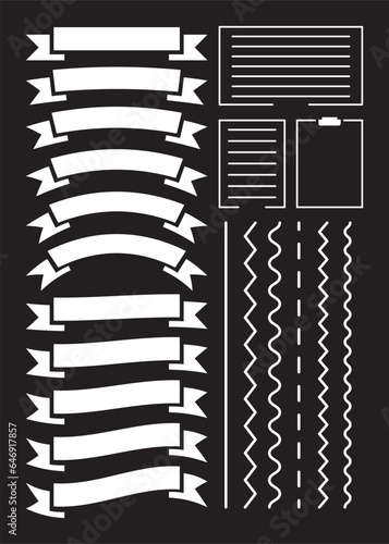 Creative Bullet Journal Stencil. Stencil design for planners