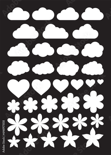 Creative Bullet Journal Stencil. Stencil design for planners