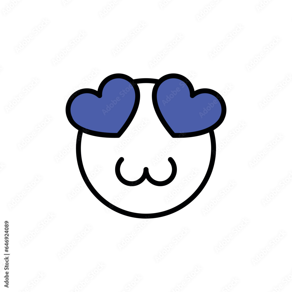 Love icon design with white background stock illustration Love icon design with white background stock illustration