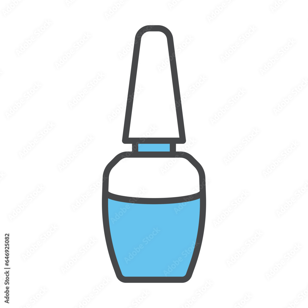 Nail polish icon vector on trendy design Nail polish icon vector on trendy design