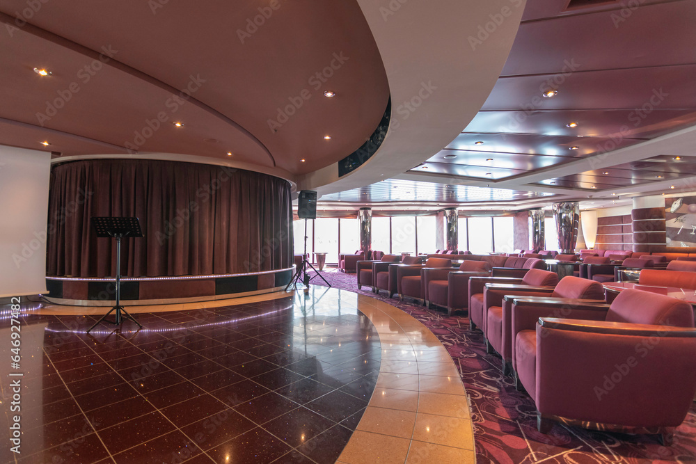 Marseille, France 10 septembre 2023 Vue du salon Le Shaker Lounge