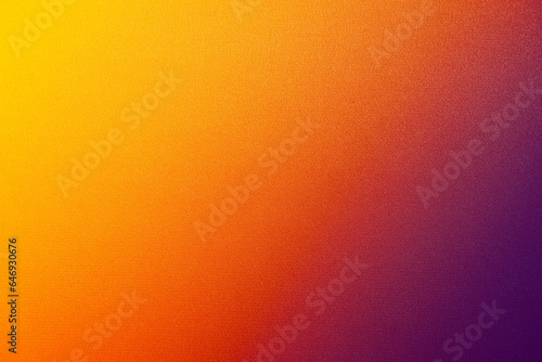Gold yellow amber burnt orange coral fire red bright pink magenta purple violet abstract background. Color gradient ombre blur. Noise grain rough grunge. Design. Fall autumn.Bright hot neon metal foil