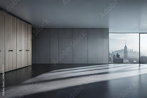 interior of a modern building