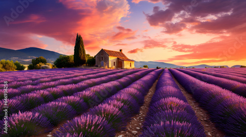 Lavender field in Provence France