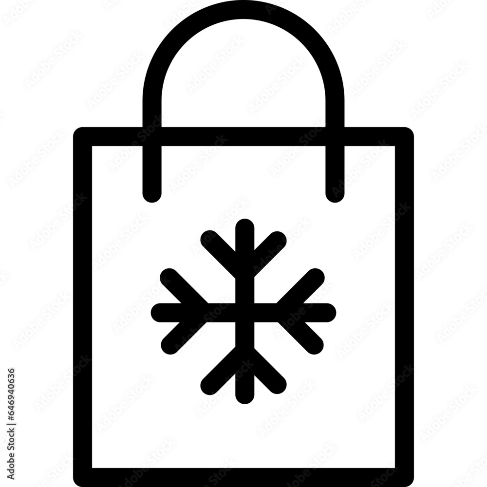 Shopping bag Simple Black Line Icon Shopping bag Simple Black Line Icon