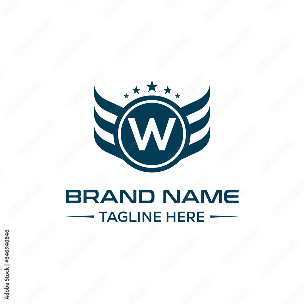 Fototapeta premium Letter W logo and icon design template, Logo Design Vector.