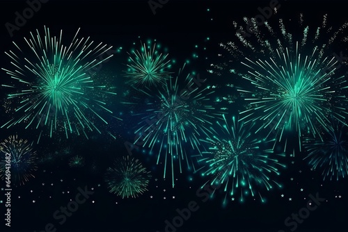 Fireworks generated by AI