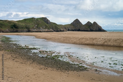Three Cliffs Bay in South Wales