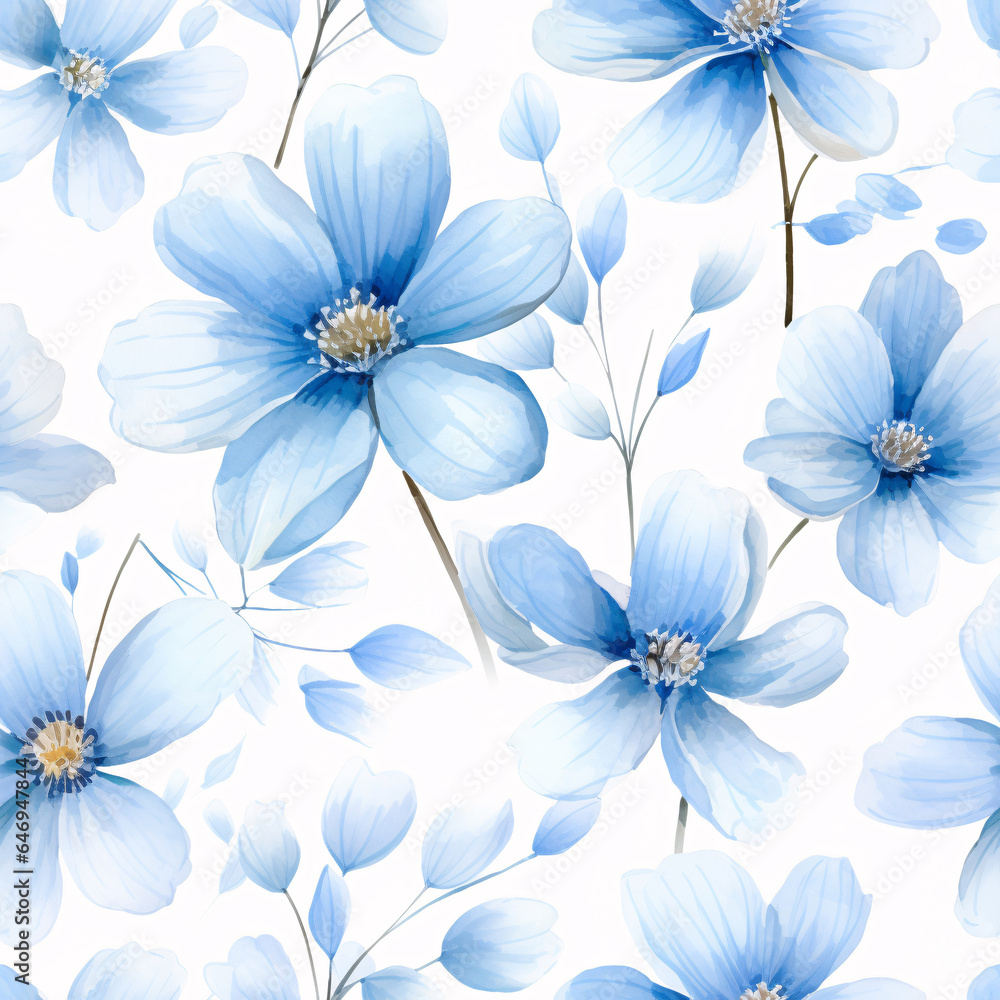 Seamless Sweet Pastel Flower ,Generative Ai Illustration Seamless Sweet Pastel Flower ,Generative Ai Illustration