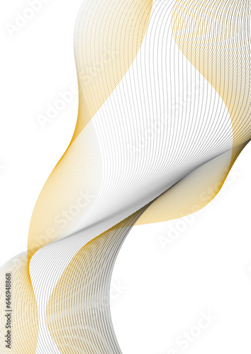 Black and gold gradient on a white background