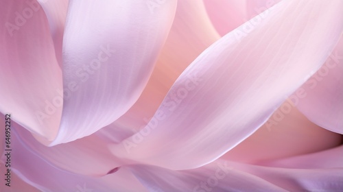 Extreme close-up of delicate flower petals, gentle pastel Neon purple and muted blush lime, in the style of botanical photography, depth of field, serene visuals, minimalistic simplicity, close-up, 