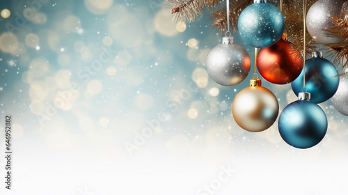 Beautiful New Year background image with place for text.
