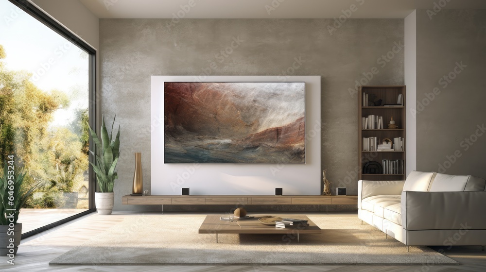 Television in contemporary home Television in contemporary home