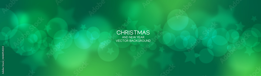 Abstract Green Сhristmas and New Year Background with Bokeh effect and Gradient Spots.
Abstract Green Сhristmas and New Year Background with Bokeh effect and Gradient Spots.