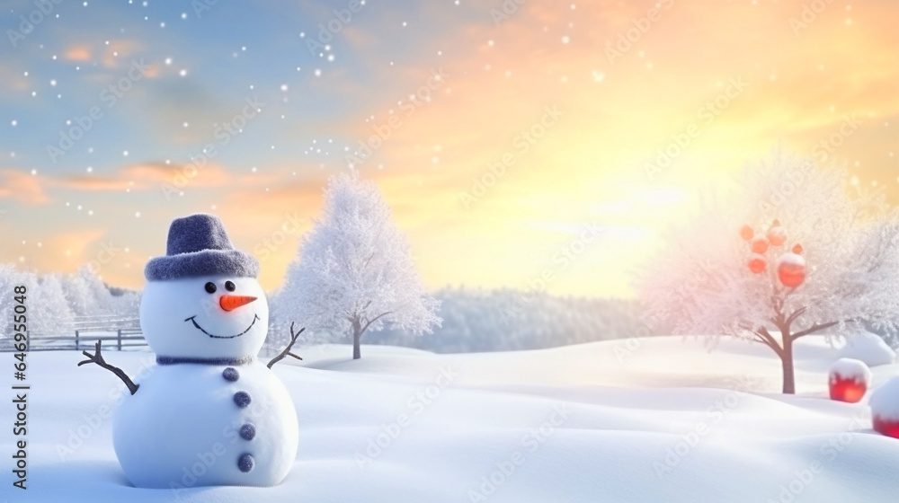 Fototapeta premium Beautiful New Year background image with place for text.