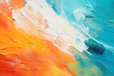 Abstract art detail of acrylic painting showing color texture background