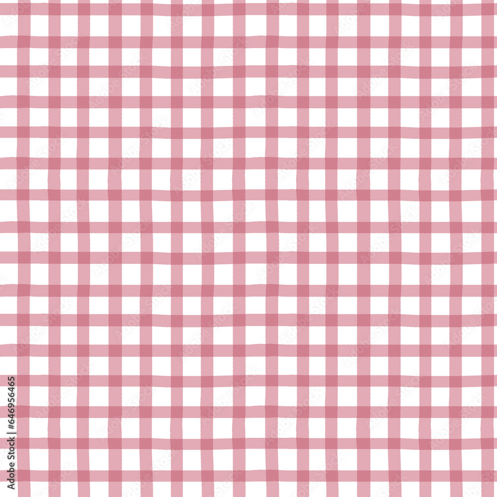Checkered seamless pattern. Burgundy. Pastel vichy background for postcards, packaging, wrapping, textiles, fabric printing. Easter, Thanksgiving, children's birthday, other holidays and events. Checkered seamless pattern. Burgundy. Pastel vichy background for postcards, packaging, wrapping, textiles, fabric printing. Easter, Thanksgiving, children's birthday, other holidays and events.