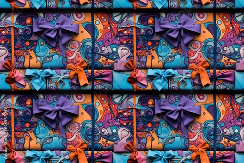 Gift seamless background pattern © Rieth