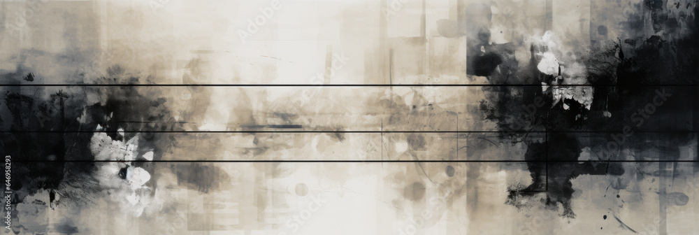 Abstract grunge background. Horizontal banner
