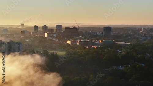 New Brunswick NJ from an Aerial View