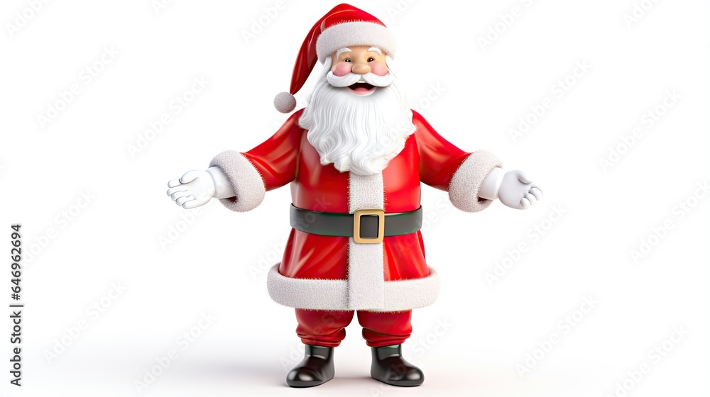 Santa Claus isolated on white background